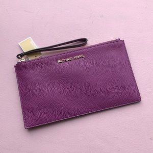 Michael Kors Purple Clutch